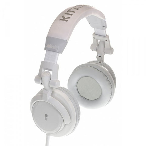 kitsound dj headphones white