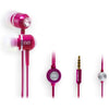BassBuds Classic Pink Crystaltronics In-Ear Headphones