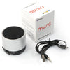 Bluetooth Portable Rechargeable Speaker For iPhone iPad smartphone with Micro SD Slot. Silver