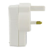 Kit  USB 3 Pin Uk Mains Charger in White. USBMCWH