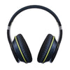 nineaudio NAV-101W Vega Over Ear Headphones with Enhanced Bass Black and Yellow