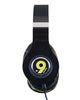 nineaudio NAV-101W Vega Over Ear Headphones with Enhanced Bass Black and Yellow