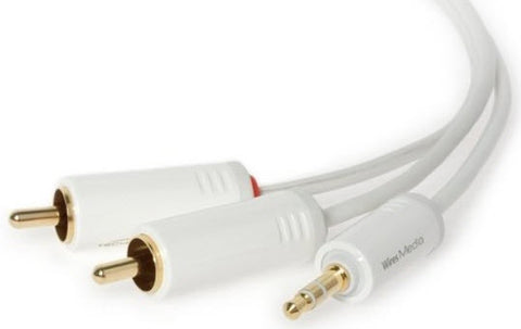 techlink 726021 3.5mm stereo mini jack to 2x rca