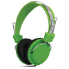 sound lab green headband light weight headphones