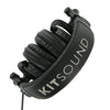 KitSound KSDJ Over Ear DJ Headphones with Swivel Cups and Long Cable - Black