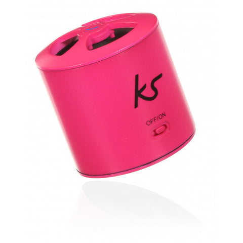 KitSound PocketBoom Portable Rechargeable Bluetooth Blue Speaker For iPhone, Android, iPad, Tablet, Smartphone Pink