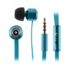 kitsound ribbons in ear headphones in blue for iphone