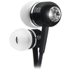 BassBuds Earphones Classic Black with Swarovski Elements