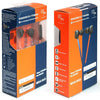 EOps NOISEZERO X2+ TITANIUM In-ear Headphones with Mega Bass in Blue and Orange