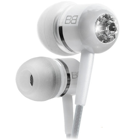 white bassbuds earphones