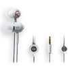 BassBuds Classic White earphones with mp3 controller