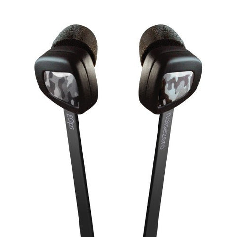EOps NoiseZero iXi Titanium In-ear Headphones with Volume Control Grey Camo