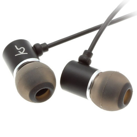 kitsound ace in ear headphones in black