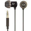 KitSound Ace In-Ear Headphones Anti Tangle Black KSACEBK