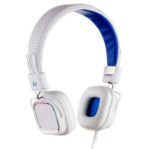 clash headphones by kitsound in white