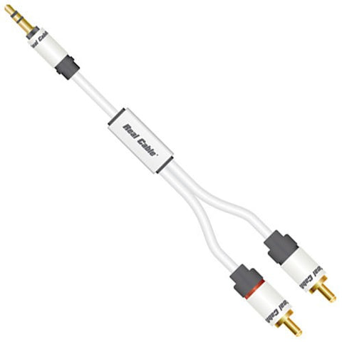 1.5m Real Cable Moniteur 3.5mm Stereo mini Jack to RCA Stereo Audio Cable with 24K Gold Plugs. JRCA-1/1M50