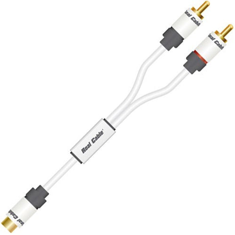 real cable audio y-splitter for subwoofers