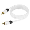 real cable moniteur subwoofer cable white 