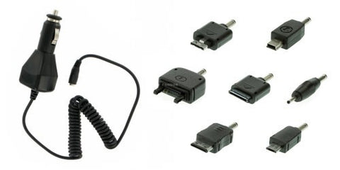 universal mobile phone in car charging kit