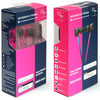 EOps NOISEZERO X2+ TITANIUM Earphones Comply foam Buds with Remote and Mic - Blue / Magenta